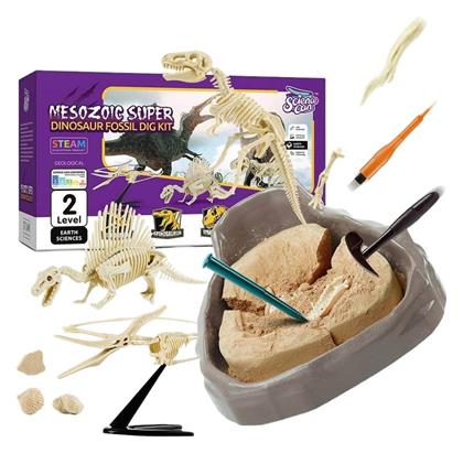 Top Bright Εκπαιδευτικό Παιχνίδι Super Dinosaur Fossil Dig Kit