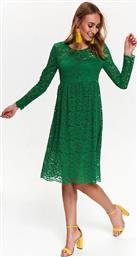 Top Secret Midi Φόρεμα για Γάμο / Βάπτιση με Δαντέλα Πράσινο από το Koolfly