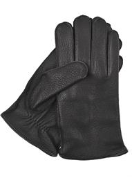 Top Secret Μαύρα Ανδρικά Δερμάτινα Γάντια από το Koolfly