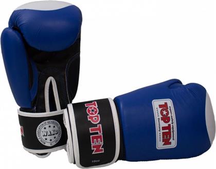 Top Ten Wako Γάντια Πυγμαχίας Δερμάτινα για Αγώνα Μπλε από το MybrandShoes