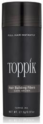 Toppik Ίνες Κάλυψης Αραίωσης Μαλλιών με Κερατίνη Hair Building Fibers Economy 27.5gr