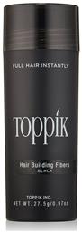 Toppik Ίνες Κάλυψης Αραίωσης Μαλλιών με Κερατίνη Hair Building Fibers Economy Black 27.5gr