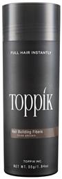 Toppik Ίνες Κάλυψης Αραίωσης Μαλλιών με Κερατίνη Hair Building Fibers Giant Dark Brown 55gr