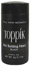 Toppik Ίνες Κάλυψης Αραίωσης Μαλλιών με Κερατίνη Hair Building Fibers Travel Black 3gr από το Zizel