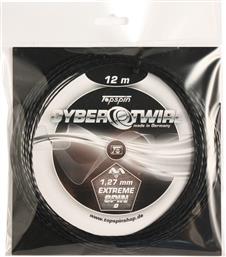 Topspin Cyber Twirl Tennis String (1.27mm, 12m) Black