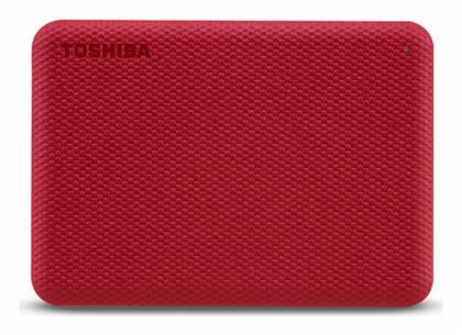 Toshiba Canvio Advance 2020 USB 3.2 Εξωτερικός HDD 1TB 2.5'' Κόκκινο