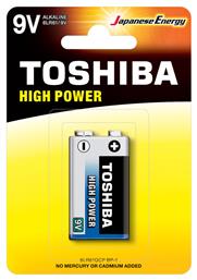 Toshiba High Power Αλκαλική Μπαταρία 9V 1τμχ από το Public