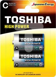 Toshiba High Power LR14GCP BP-2 Αλκαλικές Μπαταρίες C 1.5V 2τμχ