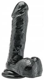 ToyJoy Get Real Dildo with Balls Black 18cm