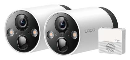 TP-LINK Σύστημα Παρακολούθησης Tapo 2 Ασύρματων Καμερών IP 4MP v1