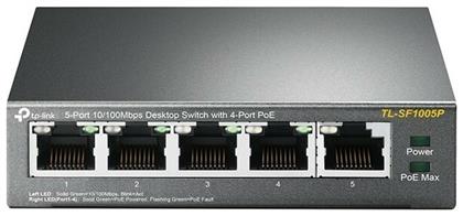 TP-LINK TL-SF1005P v1 Unmanaged L2 PoE από το e-shop