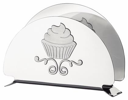 Tramontina Cupcake Χαρτοπετσετοθήκη Μεταλλική Ασημί 18x11cm 61694000 από το 24home