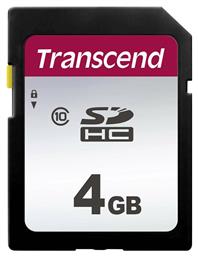 Transcend 300s SDHC 4GB Class 10 από το e-shop