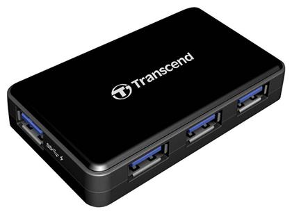 Transcend HUB3 USB 3.0 Hub 4 Θυρών με σύνδεση USB-A και Εξωτερική Παροχή Ρεύματος από το e-shop