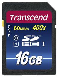 Transcend Premium SDHC 16GB Class 10 U1 UHS-I από το e-shop