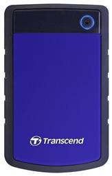 Transcend StoreJet 25H3 USB 3.0 Εξωτερικός HDD 4TB 2.5'' Navy Blue