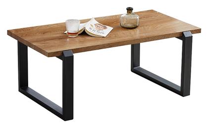Τραπεζάκι Σαλονιού Kona 110x60x42cm Φυσικό / Μαύρο