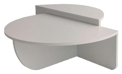 Τραπεζάκι Σαλονιού Podium 2τμχ Μ90xΠ60xΥ30εκ. White
