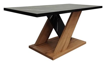Τραπεζάκι Σαλονιού Solange 110x55x47.5cm Sonoma, Μαύρη