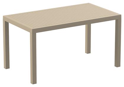 Τραπέζι Ares 140x80x75εκ. Taupe
