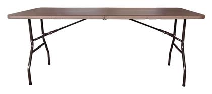 Τραπέζι Catering Blow Πτυσσόμενο 180x74x74εκ. Καφέ