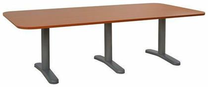 Τραπέζι Συνεδριάσεων Walvia 240x120x75εκ. Κερασί