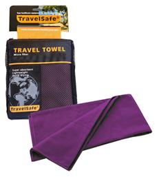 Travelsafe ΜF Πετσέτα Προσώπου Microfiber Μωβ XS 80x40cm από το Esmarket