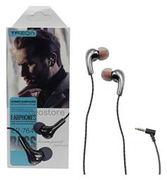 Treqa Ακουστικά Ψείρες In Ear EP-764 Μαύρα από το MagicStore