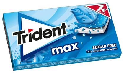 Trident Max Μέντα Τσίχλα 27gr - Τεμάχιο Κωδικός: 20858607 από το ΑΒ Βασιλόπουλος