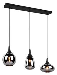 Trio Lighting Lumina Κρεμαστό Φωτιστικό Μαύρο 69x8.5x150εκ. από το Designdrops