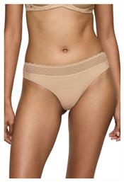 Triumph Feel Modal Γυναικείο String με Δαντέλα Μπεζ από το Tres Chic