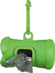 Trixie Θήκη με Σακούλες Περιττωμάτων Σκύλου 15τμχ Medium Πράσινη