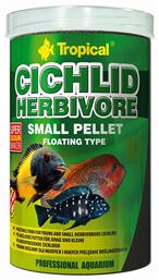 Tropical Cichlid Herbivore Small Pellet 250ml