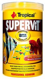 Tropical Supervit Τροφή για Τροπικά Ψάρια σε Νιφάδες με Σπιρουλίνα 1000ml