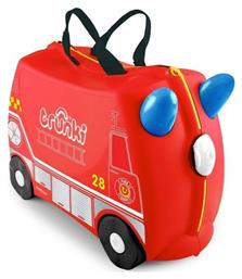 Trunki Frank the Fire Truck Παιδική Βαλίτσα με ύψος 31cm σε Κόκκινο χρώμα