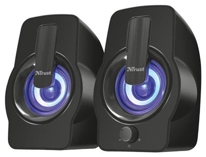 Trust Gemi RGB 2.0 με Ισχύ 6W σε Μαύρο Χρώμα