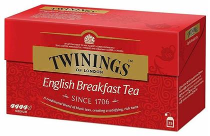 Twinings Μαύρο Τσάι English Breakfast 25 Φακελάκια