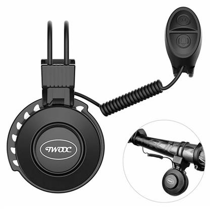 TWOOC-T002 Κόρνα Ποδηλάτου Αδιάβροχη Κόρνα Ποδηλάτου 120db και 4 Διαφορετικούς Ήχους