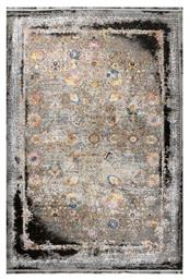 Tzikas Carpets Σετ Χαλιά 31464-110 Quares Μαύρο Μπεζ 67cm 3τμχ