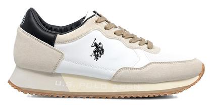 U.S. Polo Assn. Ανδρικά Sneakers Λευκά