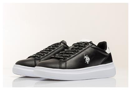 U.S. Polo Assn. Ανδρικά Sneakers ΜΑΥΡΟ από το Karakikes