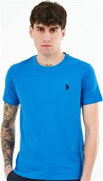 U.S. Polo Assn. Ανδρικό T-shirt Μπλε Μονόχρωμο