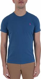 U.S. Polo Assn. Ανδρικό T-shirt Μπλε Μονόχρωμο