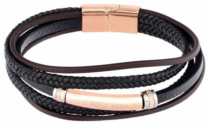 U.S. Polo Assn. Ανδρικό Βραχιόλι Δερμάτινο