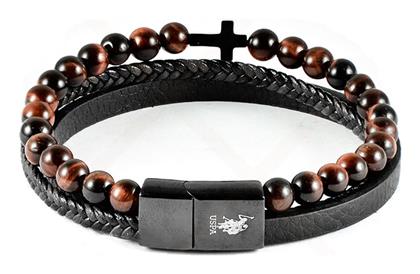U.S. Polo Assn. Ανδρικό Βραχιόλι Δερμάτινο