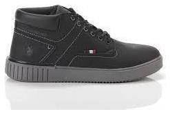 U.S. Polo Assn. Μαύρα Ανδρικά Μποτάκια