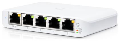 Ubiquiti USW Flex Mini Managed L2 Switch με 5 Θύρες Gigabit (1Gbps) Ethernet