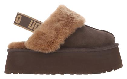 Ugg Australia Χειμερινές Γυναικείες Παντόφλες σε Καφέ Χρώμα