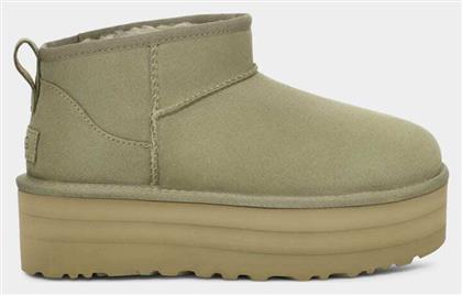 Ugg Australia Classic Ultra Mini Platform Μποτάκια Shaded Clover 1135092-SHCL από το Gruppo Mossialos