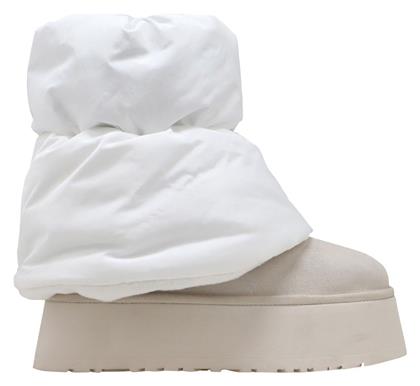 Ugg Australia Δερμάτινες Γυναικείες Μπότες Λευκές από το Favela